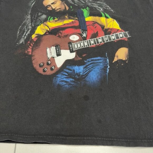 Vintage Bob Marley Zion Rootswear T Shirt Mens 1X Band Tee - Picture 6 of 8